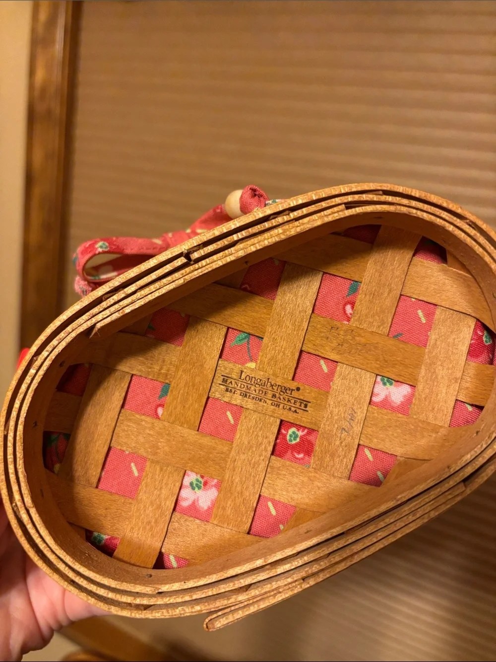 Longaberger Little Laundry Basket Set